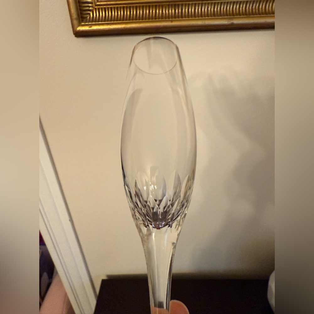 Vintage Crystal Champagne Glasses Flutes - Set of 5 - Picture 4 of 7